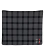 4DO Weiche karierte Fleece-Decke Plaids personalisierbar