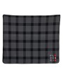 4DO Weiche karierte Fleece-Decke Plaids personalisierbar