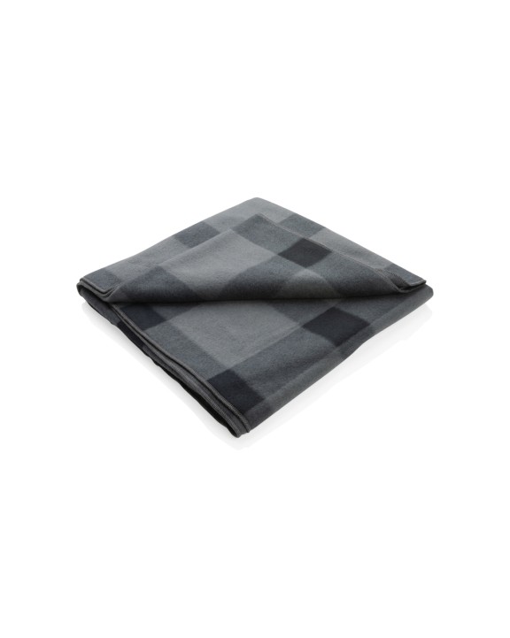 4DO Weiche karierte Fleece-Decke Plaids personalisierbar