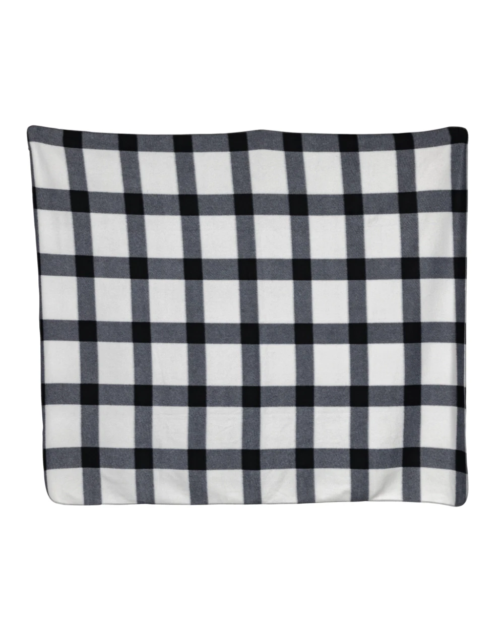 4DO Weiche karierte Fleece-Decke Plaids personalisierbar