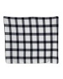 4DO Weiche karierte Fleece-Decke Plaids personalisierbar