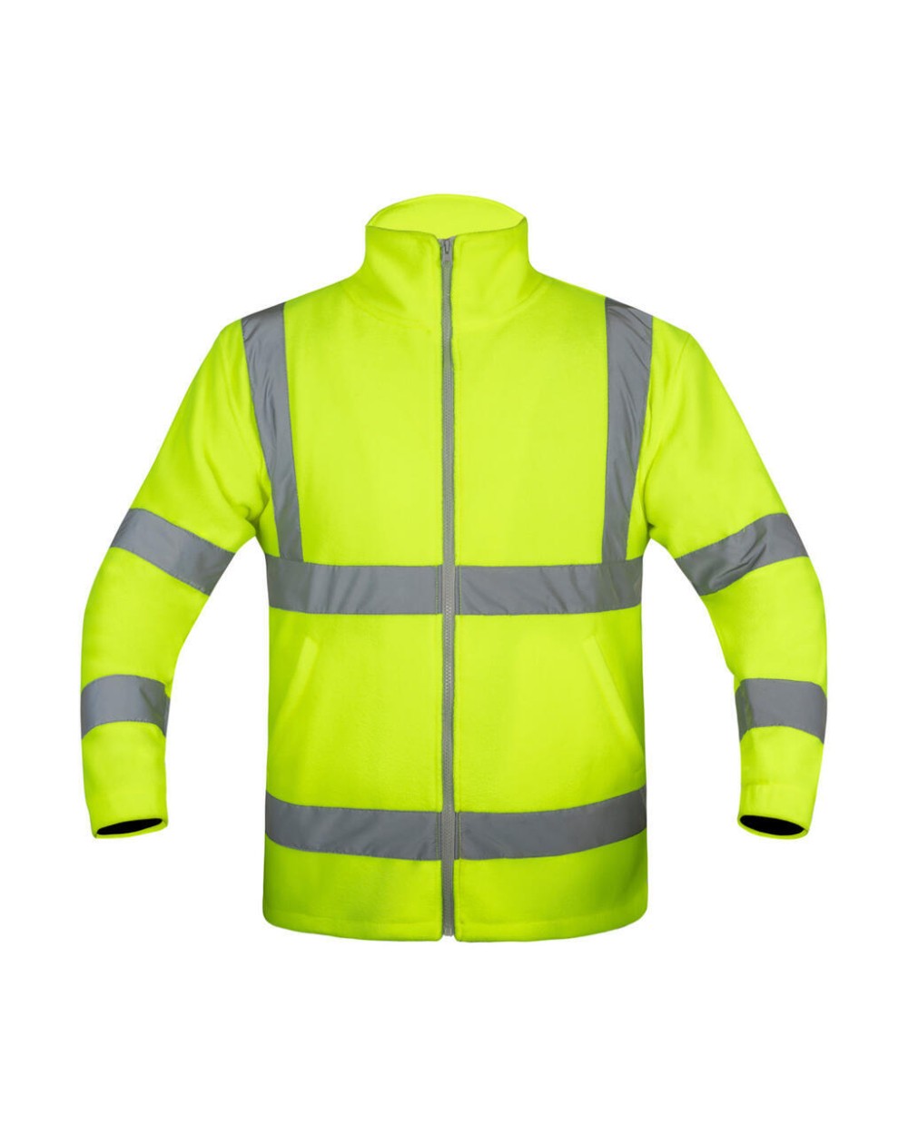 Laines polaires personnalisable KORNTEX Hi-Vis Fleece Jacket "Bergen"