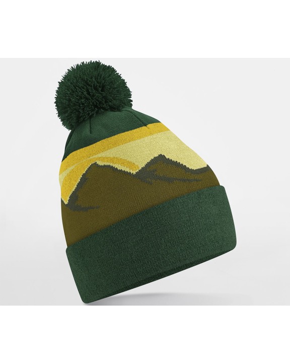 BEECHFIELD POMPOM MOUNTAIN PEAKS BEANIE Kappen personalisierbar