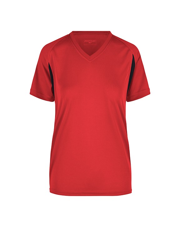 JAMES & NICHOLSON Running Tee-shirt Femme Manches Courtes T-Shirts personalisierbar
