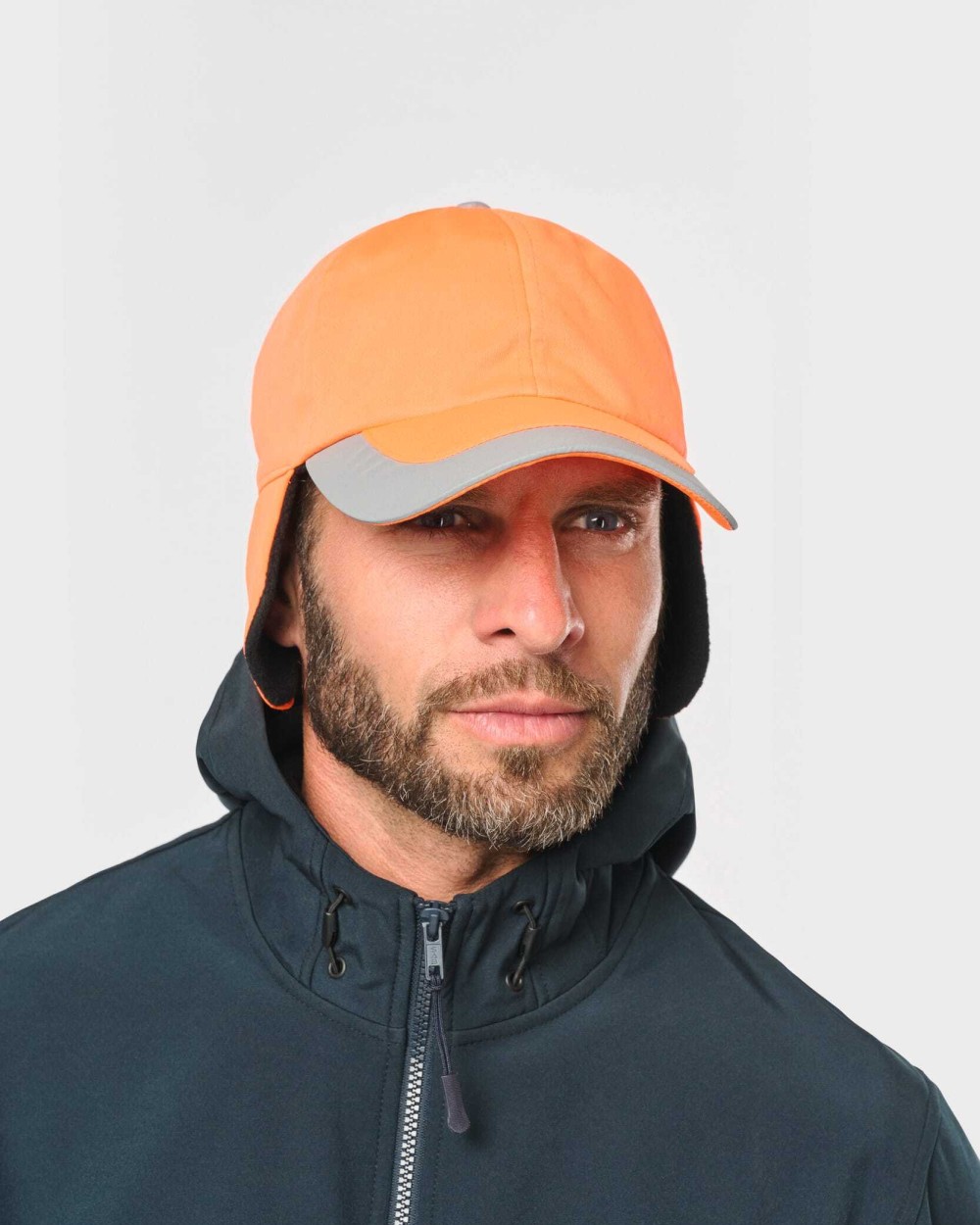 WK. DESIGNED TO WORK Fluoreszierende 6-Panel-Kappe für den Winter Kappen personalisierbar