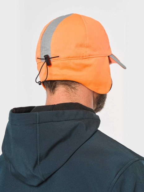 Casquettes à personnaliser WK. DESIGNED TO WORK Casquette hiver fluorescente - 6 panneaux 