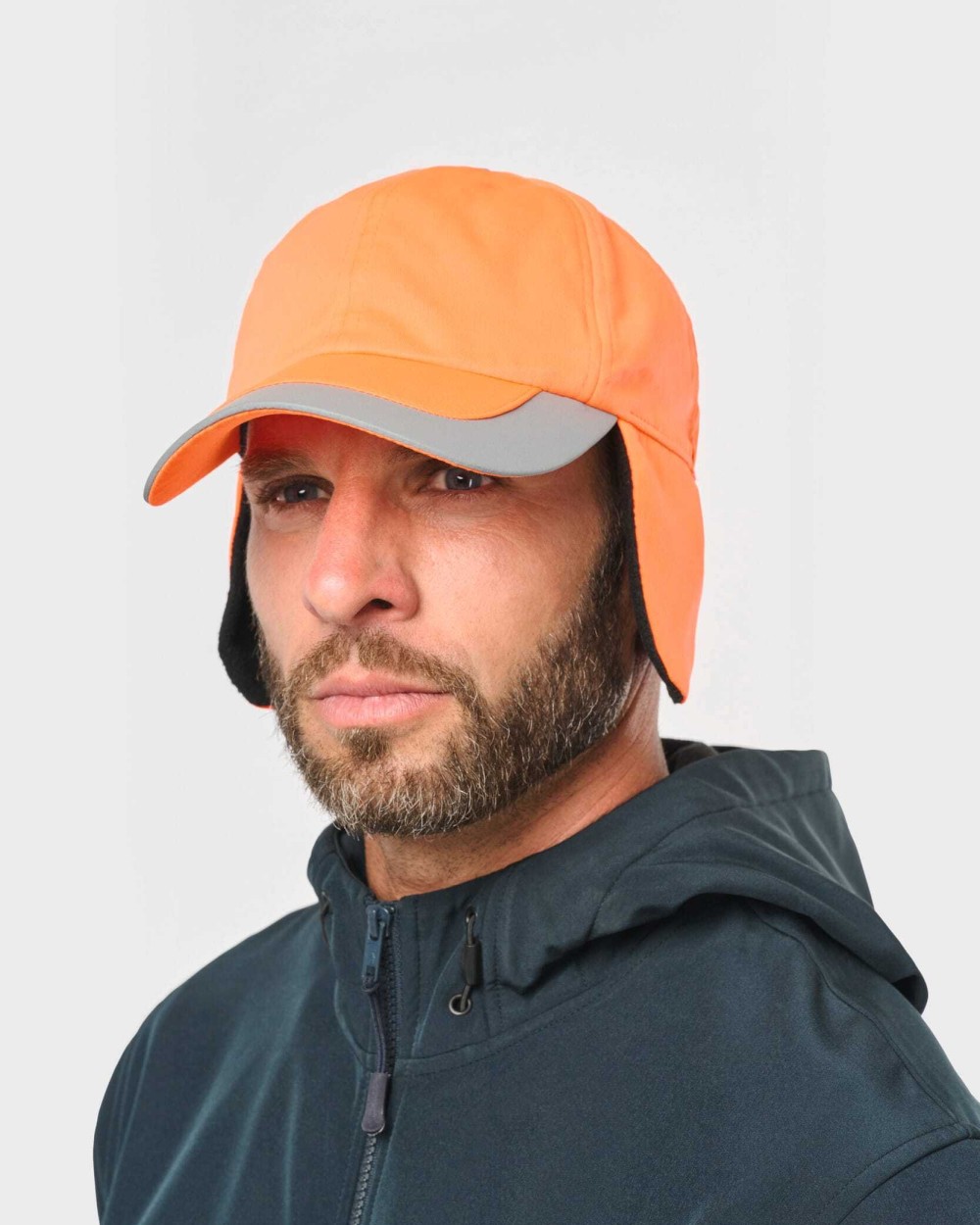 WK. DESIGNED TO WORK Fluoreszierende 6-Panel-Kappe für den Winter Kappen personalisierbar