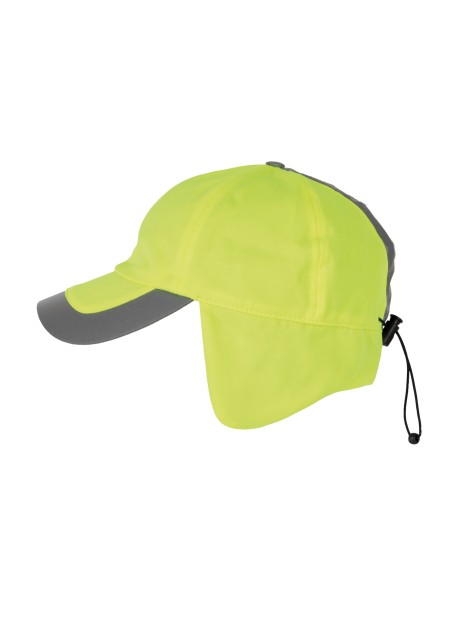 WK. DESIGNED TO WORK Casquette hiver fluorescente - 6 panneaux /api/colors/5d003b4f-b042-4d2a-ac63-7e7753dabb12 personnalisable
