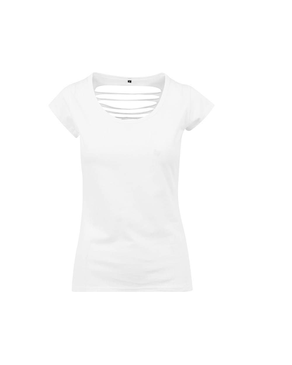 T-shirts BUILD YOUR BRAND LADIES BACK CUT TEE voor bedrukking &amp; borduring
