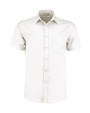 Hemden KUSTOM KIT Tailored Fit Poplin Shirt SSL voor bedrukking &amp; borduring