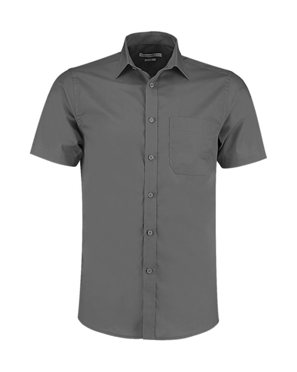 KUSTOM KIT Tailored Fit Poplin Shirt SSL Hemden personalisierbar