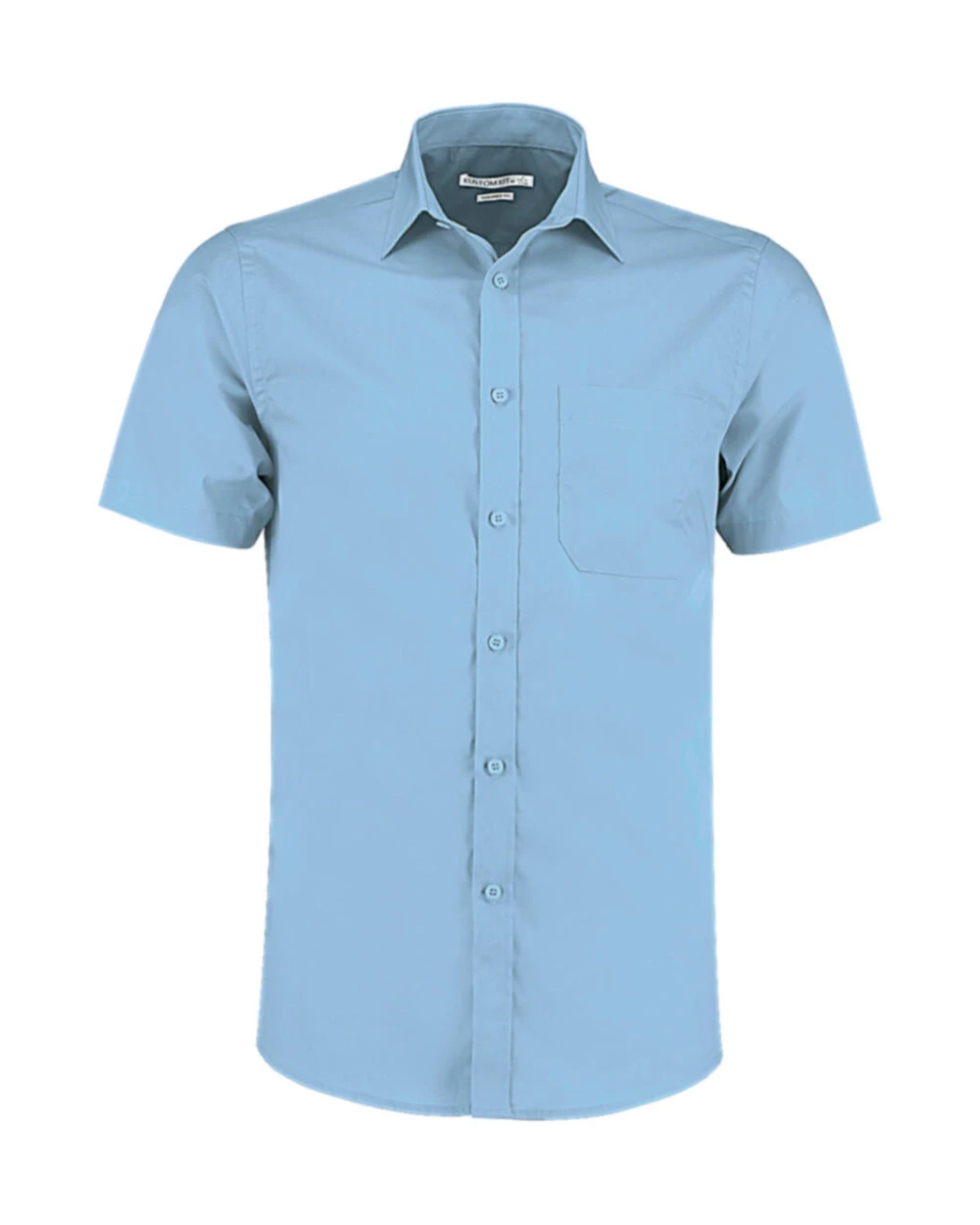 Chemises personnalisable KUSTOM KIT Tailored Fit Poplin Shirt SSL