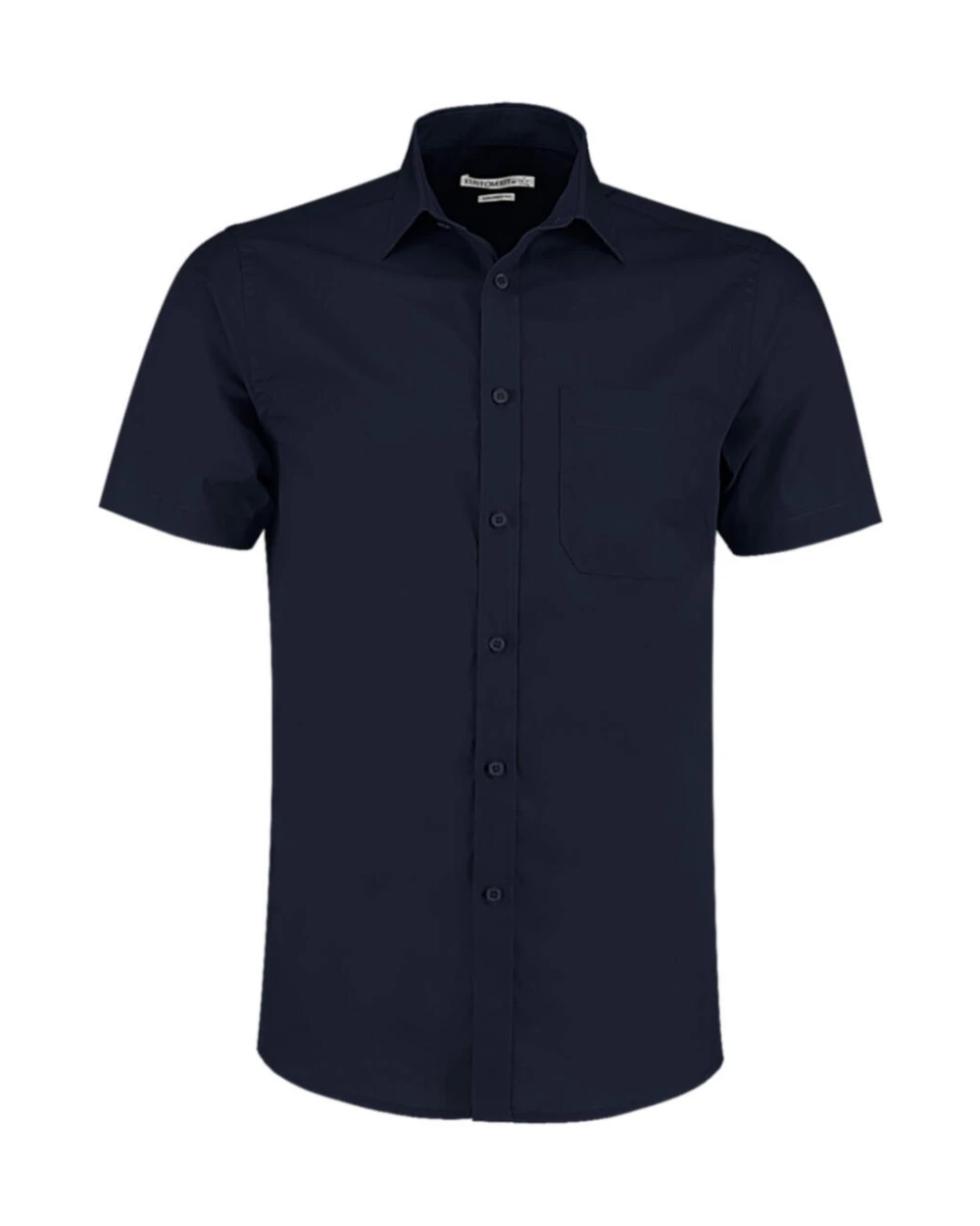 Chemises personnalisable KUSTOM KIT Tailored Fit Poplin Shirt SSL