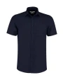 KUSTOM KIT Tailored Fit Poplin Shirt SSL Hemden personalisierbar