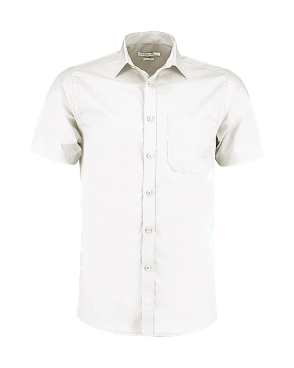 Chemises personnalisable KUSTOM KIT Tailored Fit Poplin Shirt SSL