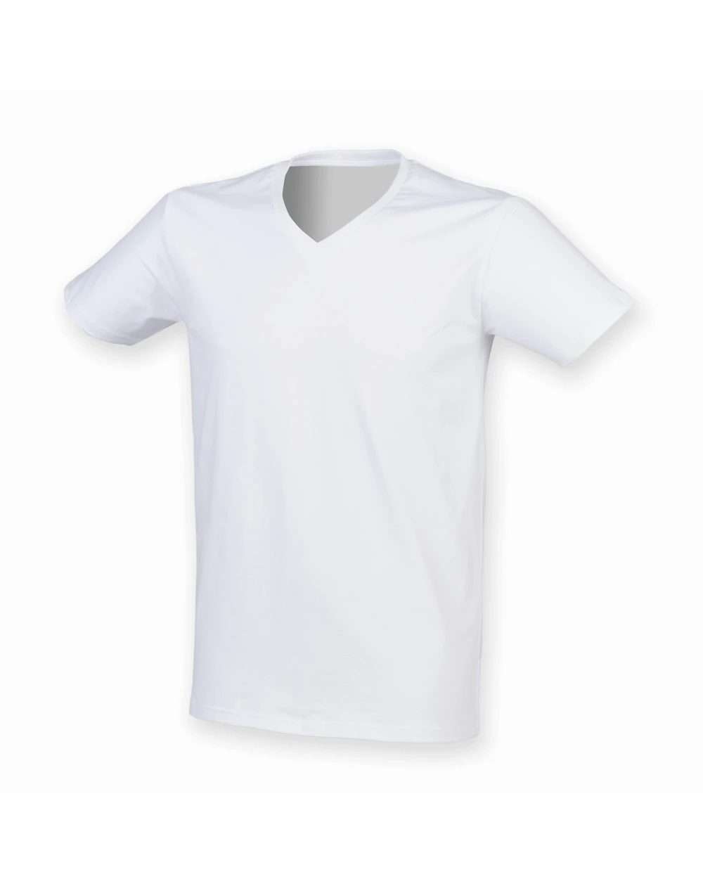 T-Shirts personnalisable SKINNIFIT T-shirt homme col v Feel Good