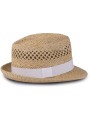 K-UP Chapeau de paille style Panama /api/colors/e4673c21-e8cb-492b-aa0c-b227b8618401 personnalisable