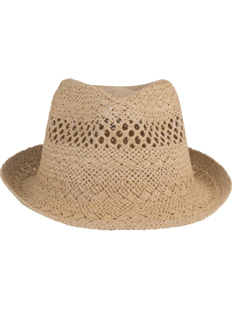 K-UP Chapeau de paille style Panama /api/colors/e4673c21-e8cb-492b-aa0c-b227b8618401 personnalisable