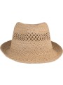 K-UP Chapeau de paille style Panama  personnalisable