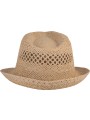 K-UP Chapeau de paille style Panama  personnalisable