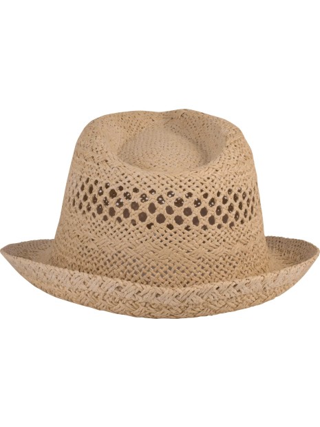 K-UP Chapeau de paille style Panama  personnalisable