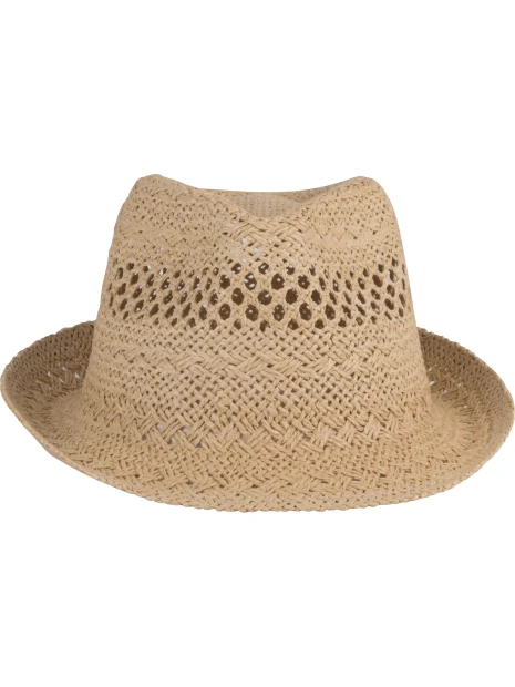 K-UP Chapeau de paille style Panama /api/colors/e4673c21-e8cb-492b-aa0c-b227b8618401 personnalisable