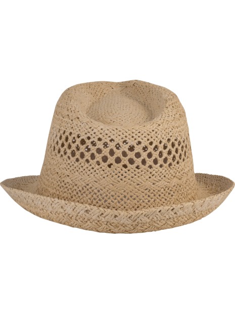 K-UP Chapeau de paille style Panama /api/colors/e4673c21-e8cb-492b-aa0c-b227b8618401 personnalisable