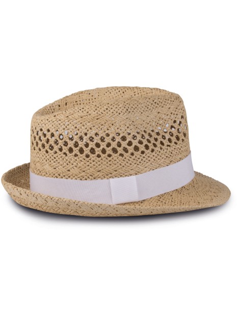 K-UP Chapeau de paille style Panama /api/colors/e4673c21-e8cb-492b-aa0c-b227b8618401 personnalisable
