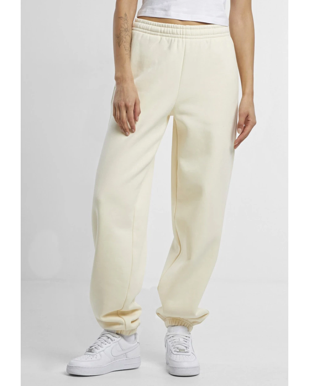 Broeken BUILD YOUR BRAND Ladies Fluffy Sweatpants voor bedrukking &amp; borduring