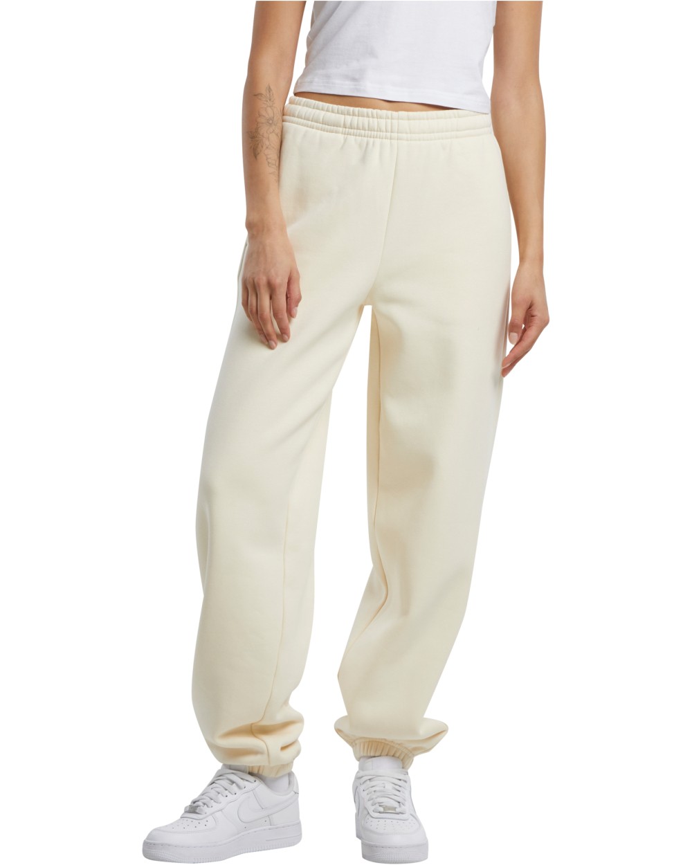 Broeken BUILD YOUR BRAND Ladies Fluffy Sweatpants voor bedrukking &amp; borduring