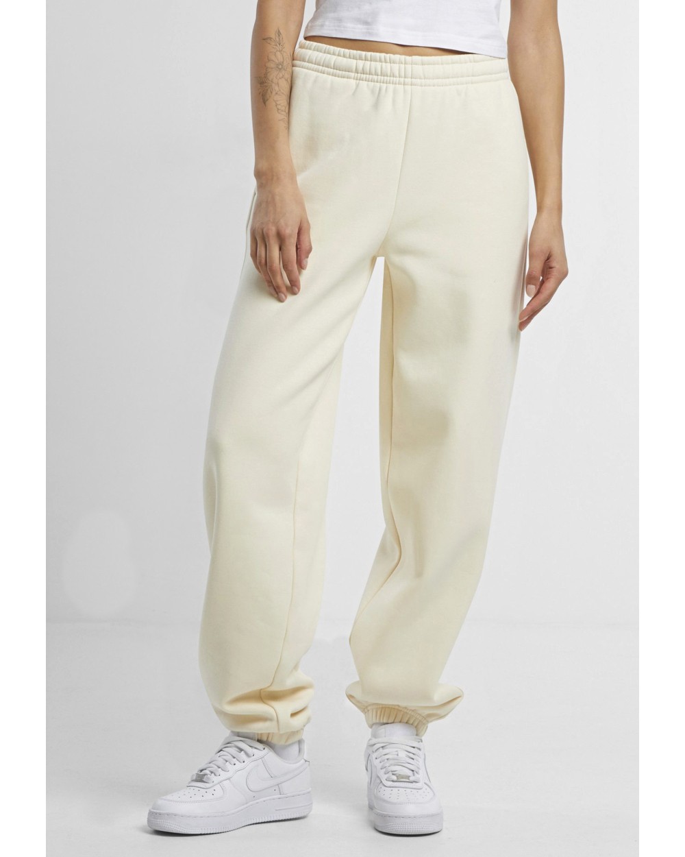 Broeken BUILD YOUR BRAND Ladies Fluffy Sweatpants voor bedrukking &amp; borduring