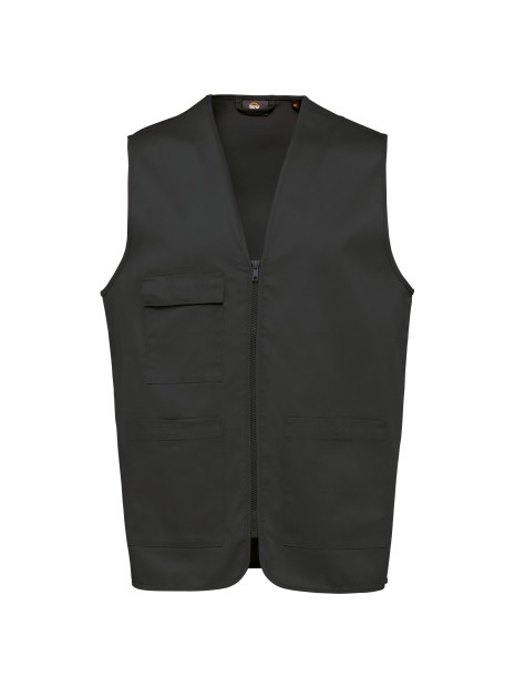 WK. DESIGNED TO WORK Gilet polycoton multipoches unisexe /api/colors/3664e9be-231a-44a8-bacd-707b001b474c personnalisable
