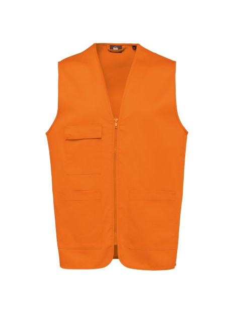 WK. DESIGNED TO WORK Gilet polycoton multipoches unisexe /api/colors/d51260d5-b263-4200-988d-ee19f414959e personnalisable