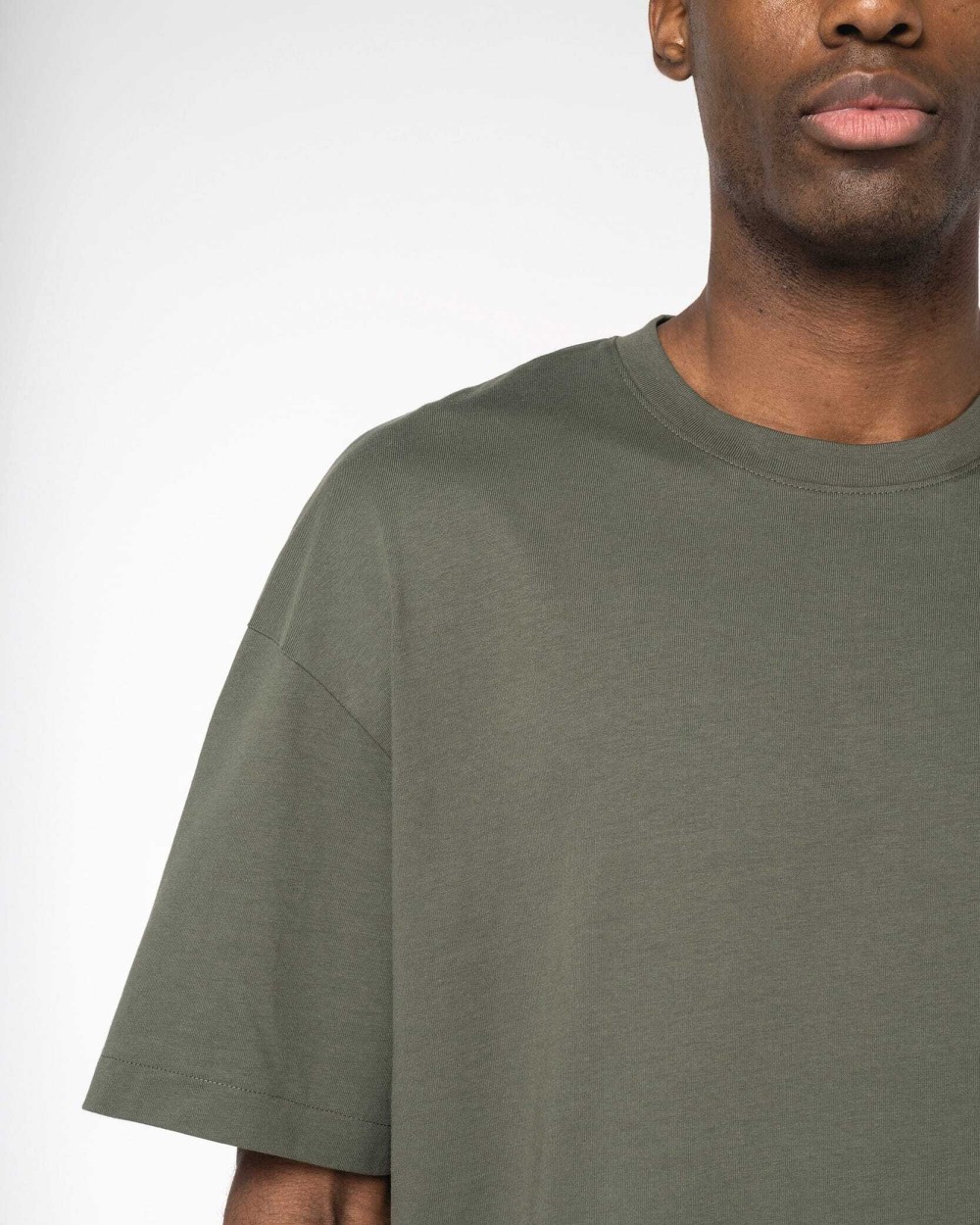 T-shirts NATIVE SPIRIT Ecologisch oversized heren-T-shirt voor bedrukking &amp; borduring