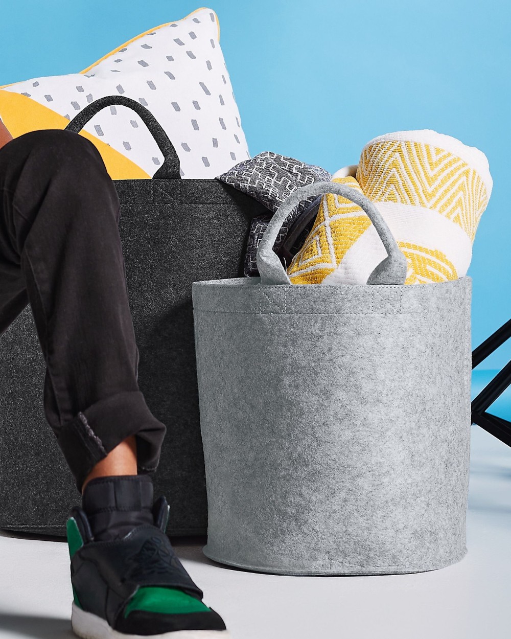 Tassen & Zakken BAG BASE FELT TRUG voor bedrukking &amp; borduring