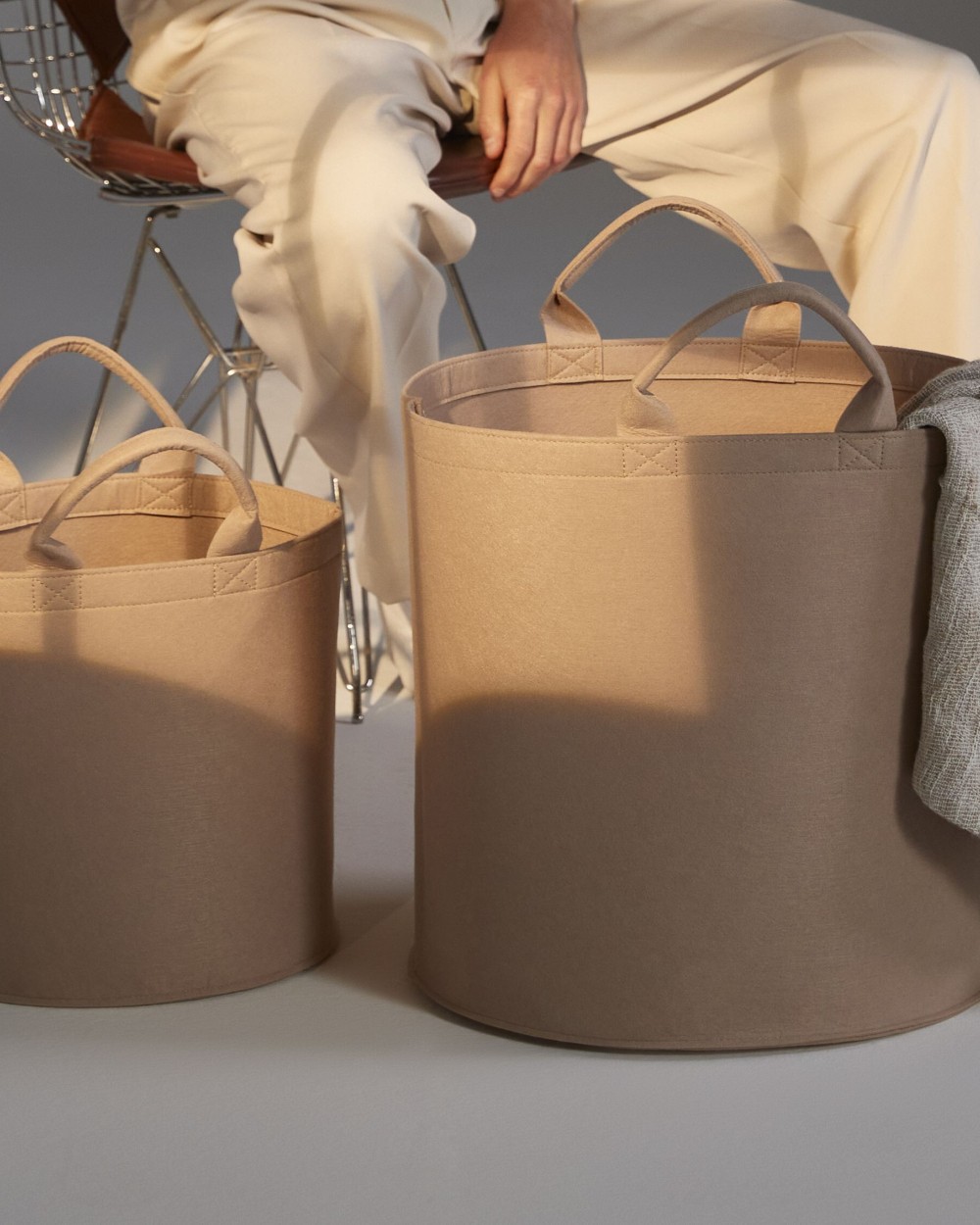 Tassen & Zakken BAG BASE FELT TRUG voor bedrukking &amp; borduring