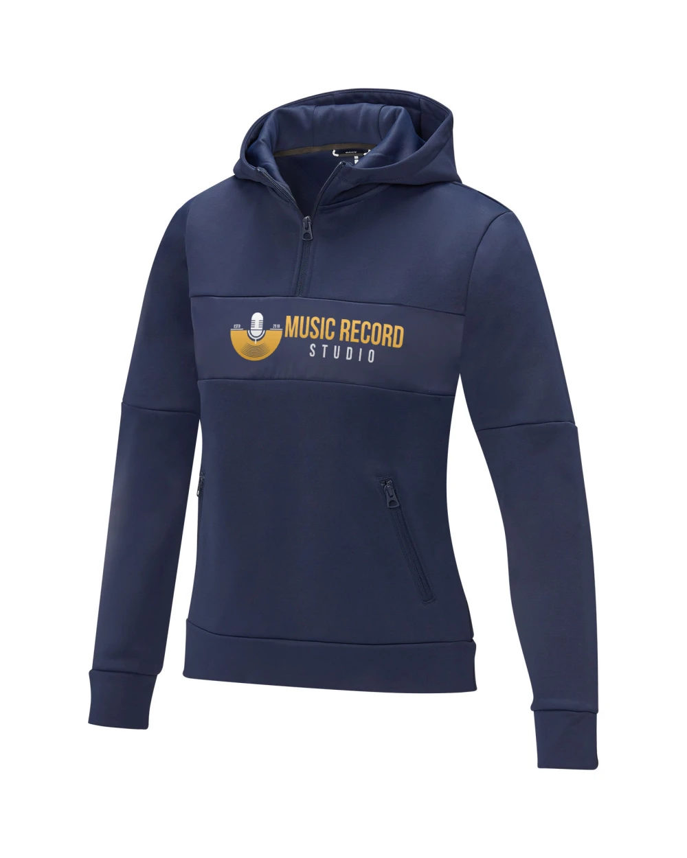 Sweaters & hoodies ELEVATE Sayan anorak dames sweater met halve rits en capuchon voor bedrukking &amp; borduring