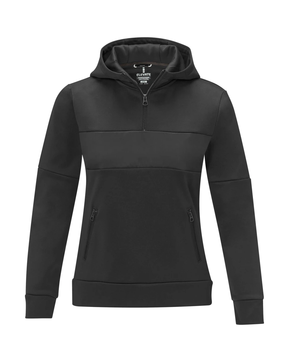 Sweat-shirts personnalisable ELEVATE Sweat à capuche anorak à demi zip Sayan pour femme