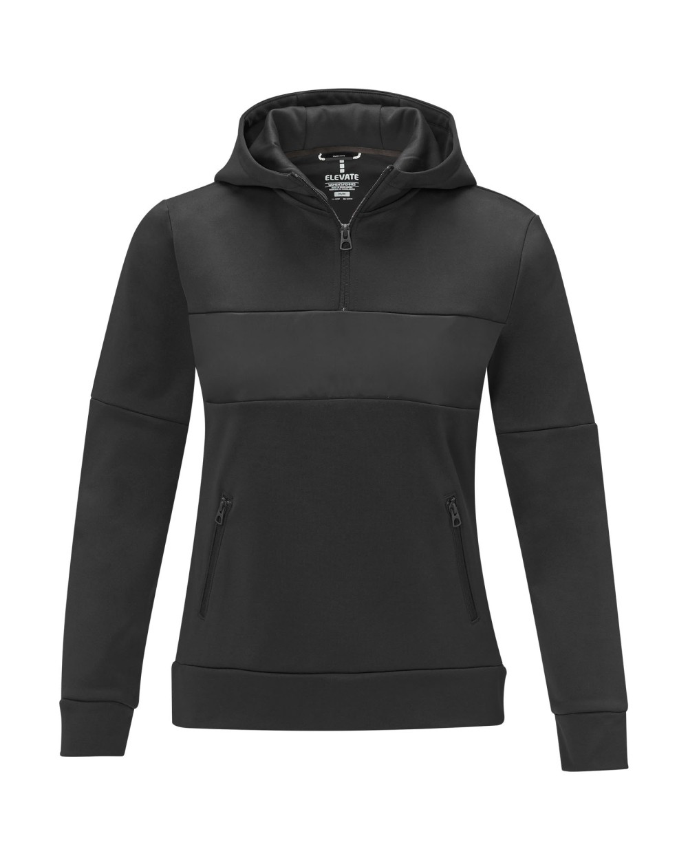 ELEVATE Sayan Kapuzenpullover mit halbem Reißverschluss für Damen Sweatshirts personalisierbar