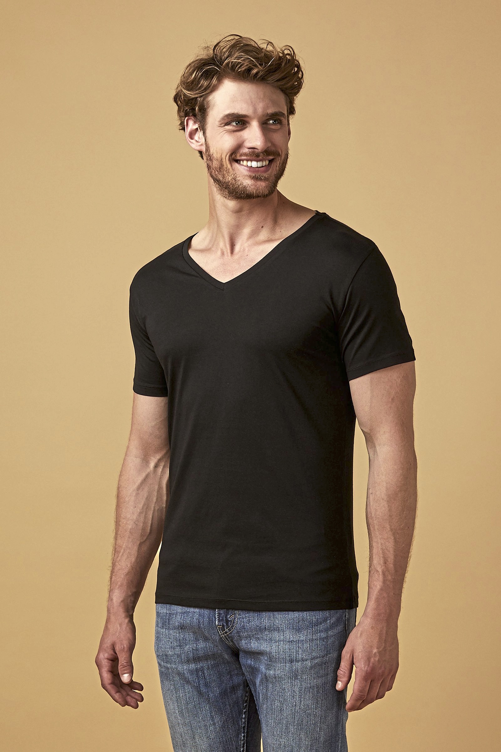 T-Shirts personnalisable PROMODORO Men´s V-Neck T-Shirt