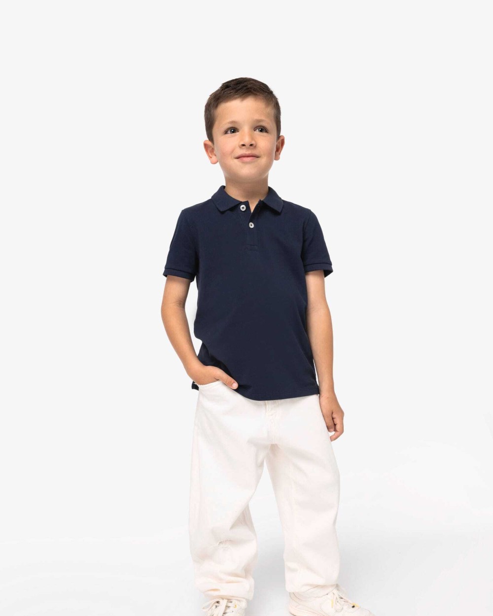 Polo's NATIVE SPIRIT Ecologische kinderpolo van piquétricot voor bedrukking &amp; borduring