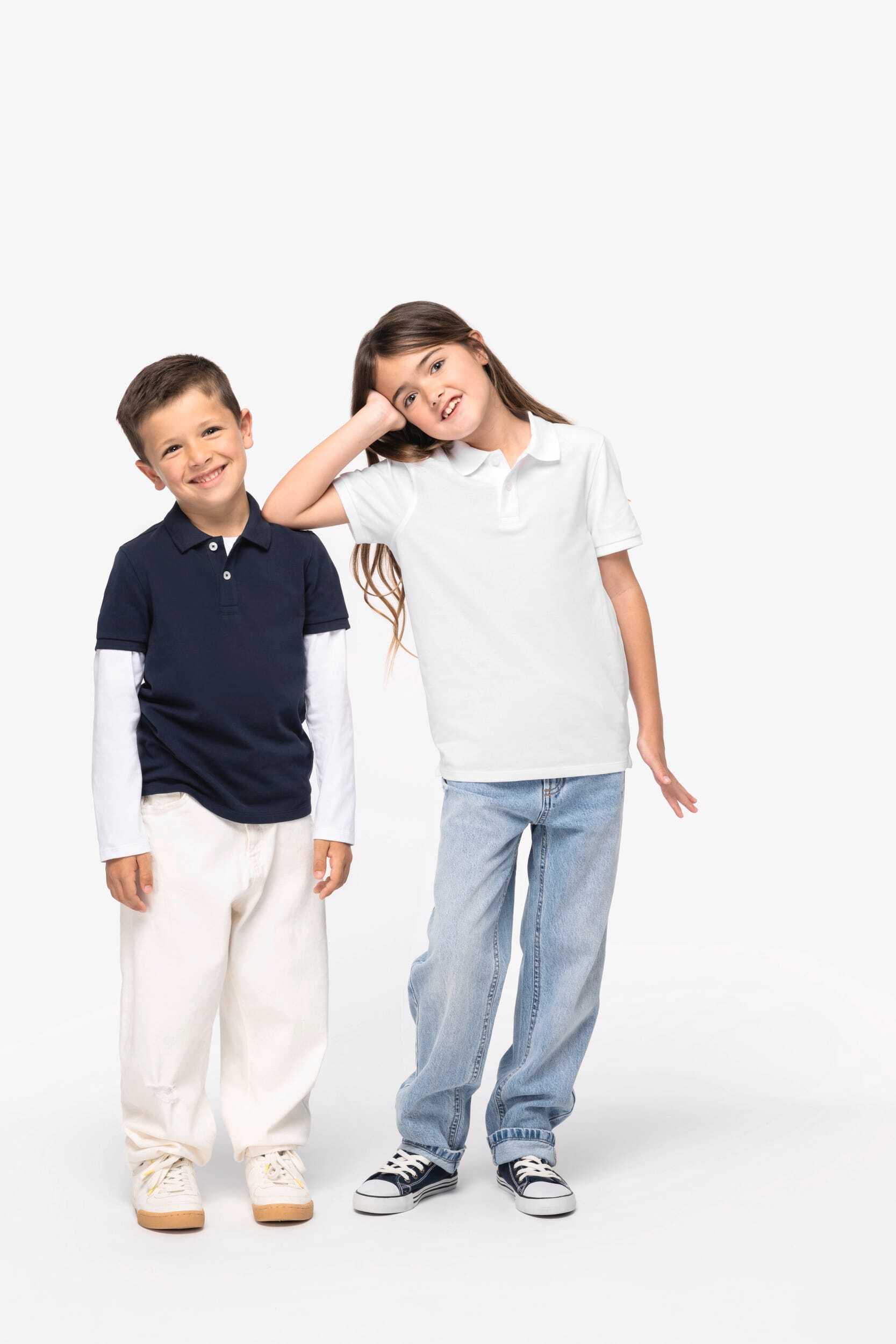 Polos personnalisable NATIVE SPIRIT Polo écoresponsable maille piquée enfant