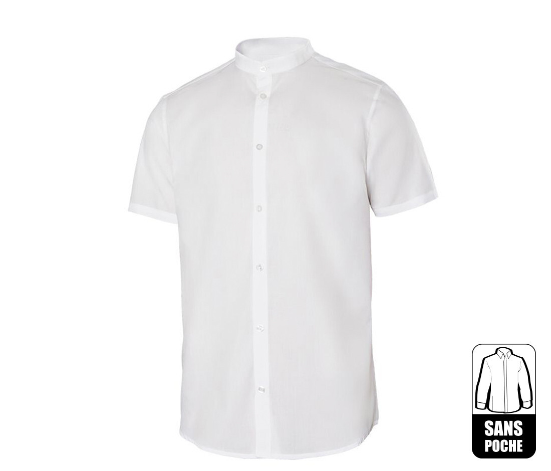 Hemden VELILLA MEN'S SHORT-SLEEVE STRETCH SHIRT voor bedrukking &amp; borduring