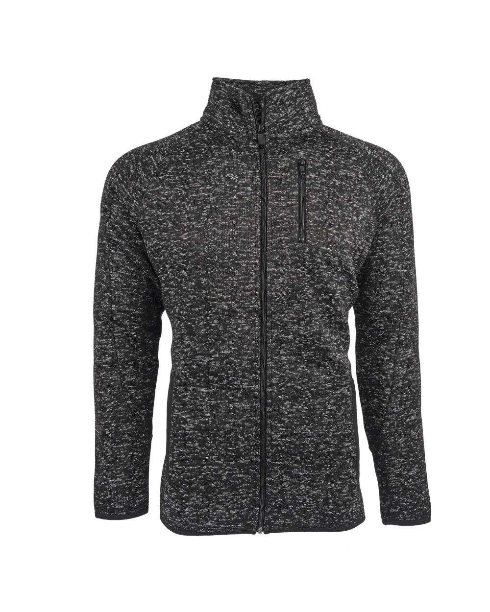 Jassen BURNSIDE Men´s Full Zip Sweater Knit Jacket voor bedrukking &amp; borduring