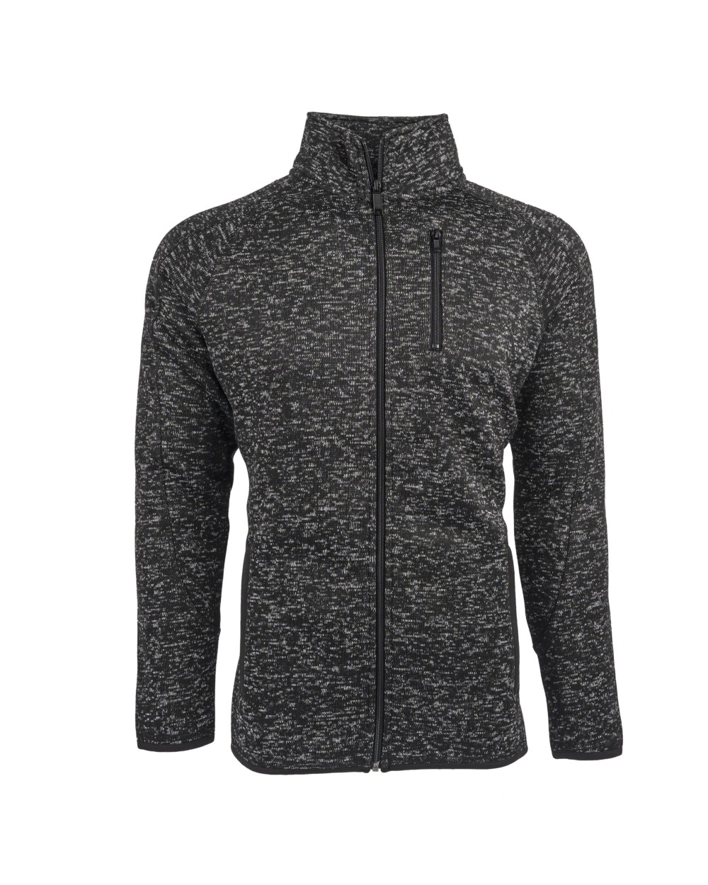 Jassen BURNSIDE Men´s Full Zip Sweater Knit Jacket voor bedrukking &amp; borduring