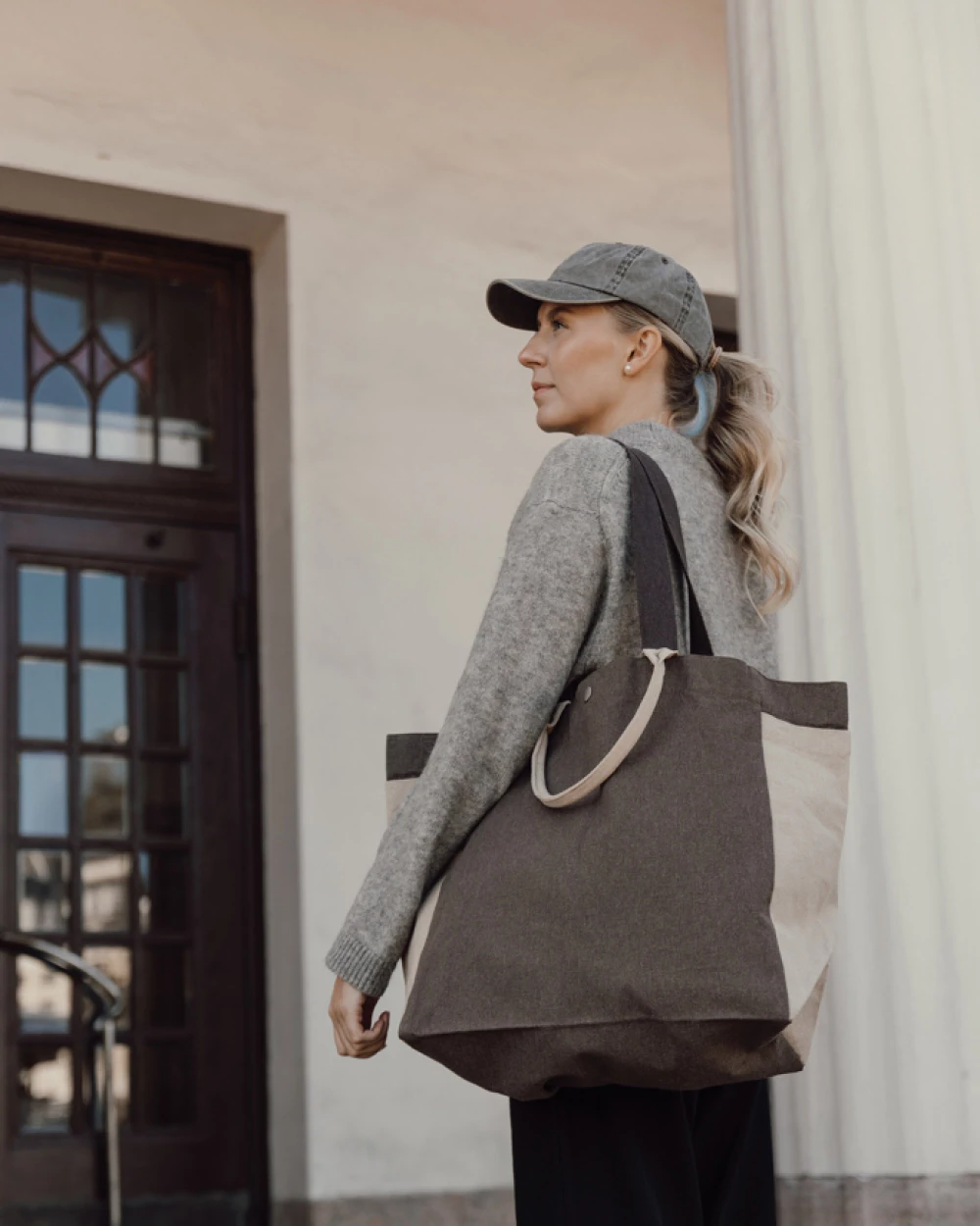 Sacs & Bagagerie personnalisable 4DO Sac shopping en toile recyclée 400 g/m² BEAU AWARE™