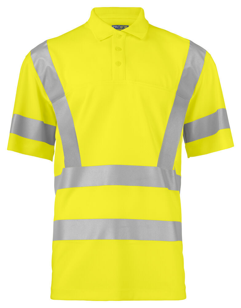 Polos personnalisable PROJOB 6040 POLO POLYESTER- EN ISO 20471 CLASSE 3/2