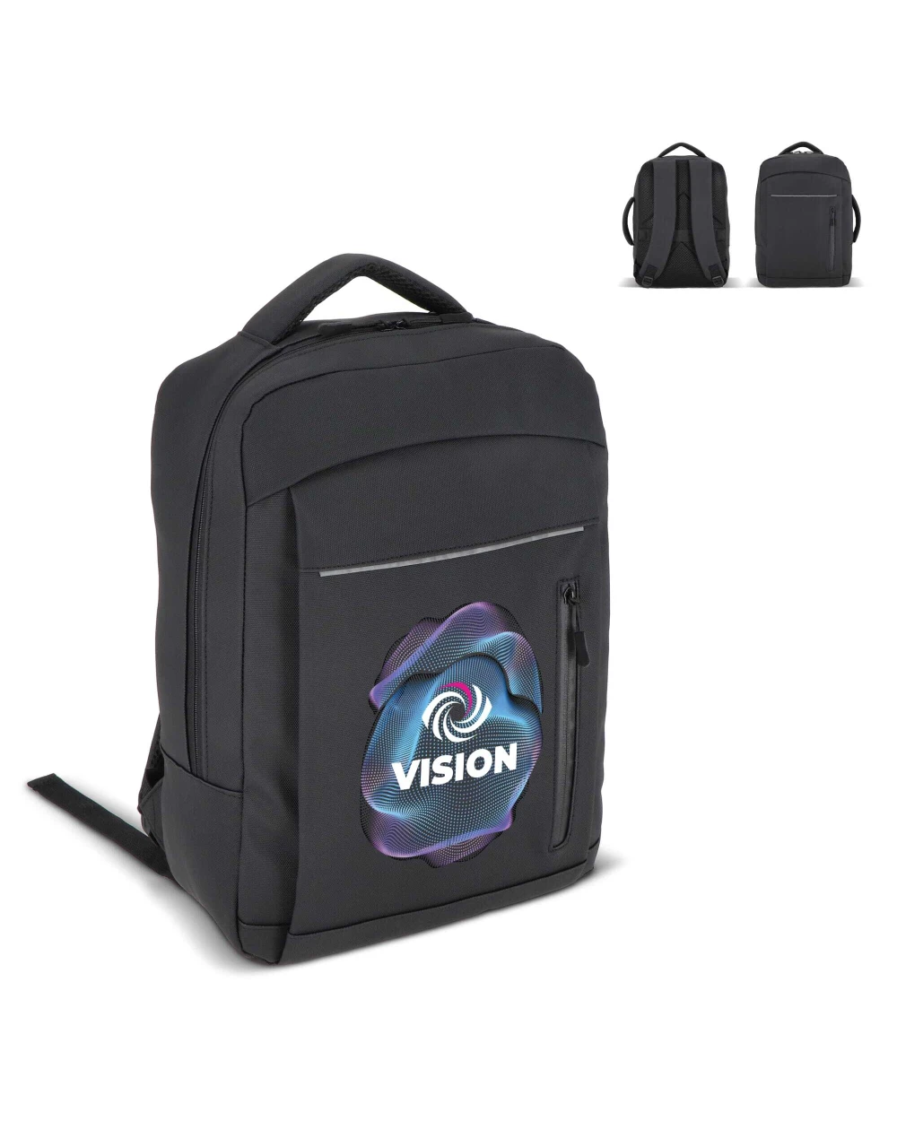 Sacs & Bagagerie personnalisable 4DO Sac à dos pour ordinateur portable PU Osaka 30 x 14 x 42 cm 15 L