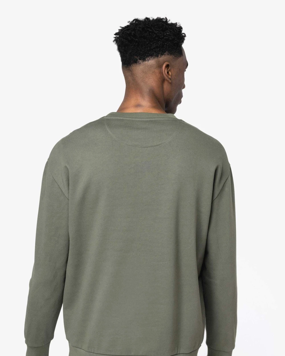 Sweaters & hoodies NATIVE SPIRIT Ecologische uniseks sweater met ronde hals en verlaagde schouders in geborsteld fleece voor bedrukking &amp; borduring