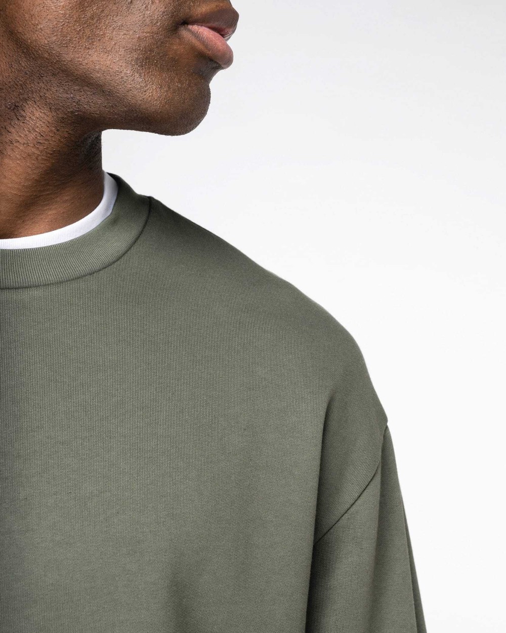 Sweat-shirts personnalisable NATIVE SPIRIT Sweat-shirt écoresponsable à col rond à épaules tombantes molleton gratté unisexe